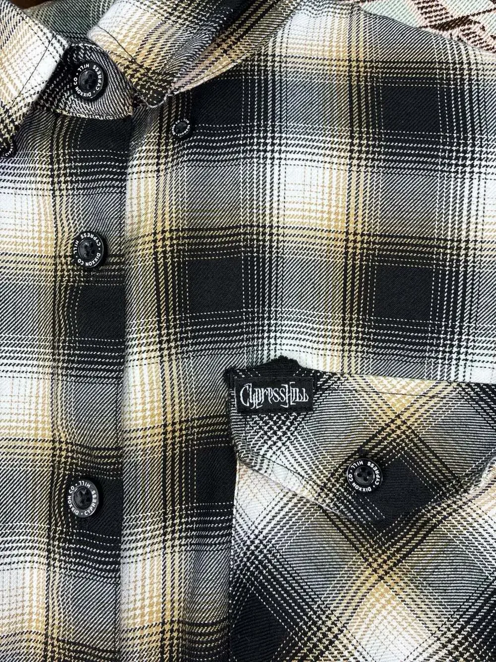 Dixxon Flannel Co. x Cypress Hill Black Sunday Flannel Shirt Size L - Picture 3 of 13